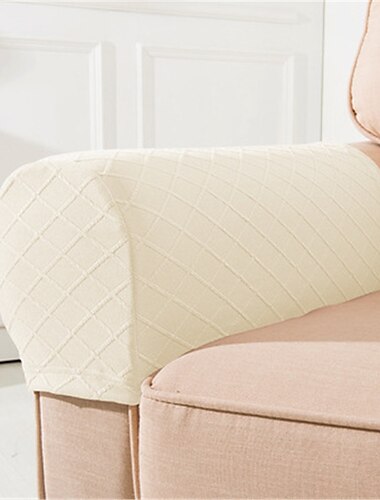  Armlehnenbezüge für Stühle, burgunderfarbene Sofas, Couch-Armlehnenbezüge für Sofas, Spandex-Jacquard-Armlehnenbezüge, rutschfester Möbelschutz, waschbare Sesselbezüge für Liegesessel, 2er-Set