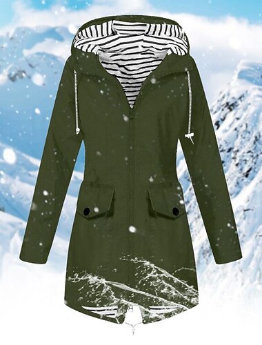  Damen wasserdichte Wanderjacke Regenjacke leichter Regenmantel mit Kapuze Windjacke Winter Outdoor winddicht schnell trocknend warm Parka Trenchcoat Top Camping Jagd Angeln Navy Gelb Pink