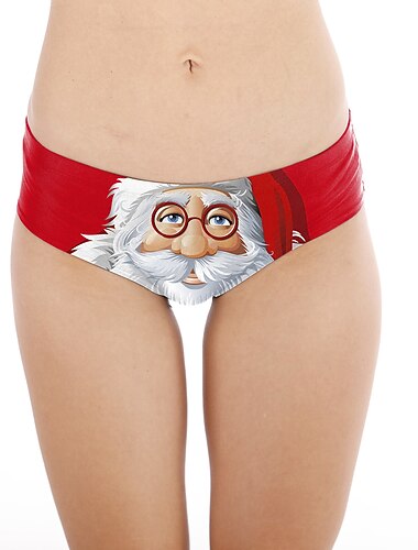  Kerstmanpakken Kerstman Onderbroeken Slipjes en ondergoed Dames Kerstmis Volwassenen Kerstmis Maskerade kerstavond Kerstmis Feest