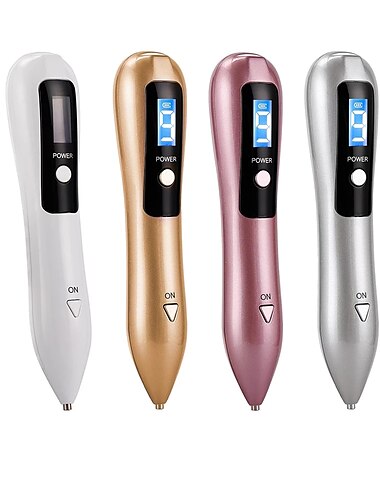  plasma pen laser tatovering muldvarp fjernelse maskine lcd genopladelig ansigtspleje hud tag fjernelse fregne vorte mørke pletter fjerner