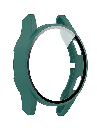  Hüllen Kompatibel mit Samsung Galaxy Galaxy Watch 4 40 mm / Galaxy Watch 4 44 mm TPU / Gehärtetes Glas Beobachten Abdeckung