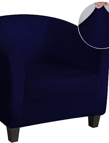  Schonbezug für Clubsessel, burgunderfarbener Schonbezug für Fasssessel, Stretch-Sesselbezüge, 1-teiliger Schonbezug für Clubsessel, Sofabezug, Couchmöbel-Schutzbezug, Jacquard-Spandex-Sofabezüge für