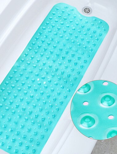  Badematte rutschfeste Badewannenmatte extra lang rutschfeste Badezimmerdusche antibakterielle Badewanne neu die Badezimmerbadewanne rutschfestes Badezimmer wasserdichtes Massagefußpolster