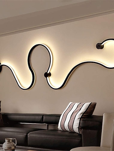  Lightinthebox oogbescherming moderne led wandlampen diy combinatie woonkamer kantoor aluminium wandlamp ip44 30/33/42 w