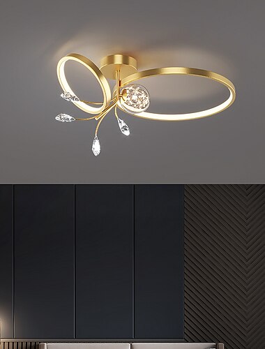  50 cm uniek design verzonken hanglamp&amp;nbsp;licht koper messing led nordic stijl 220-240v