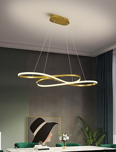  100 cm egyterű csillár fém művészeti stílus modern stílusú elegáns festett kivitelben vezetett modern 220-240v