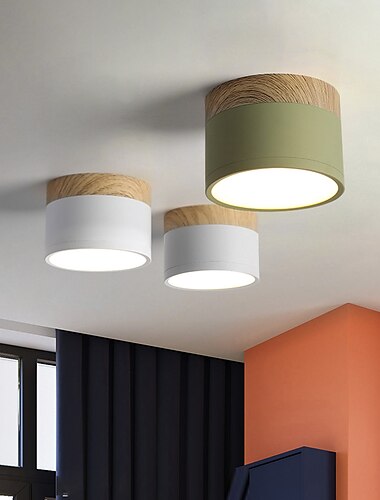  Lámparas de techo empotrables de diseño único de 9 cm led de aluminio estilo nórdico 220-240v