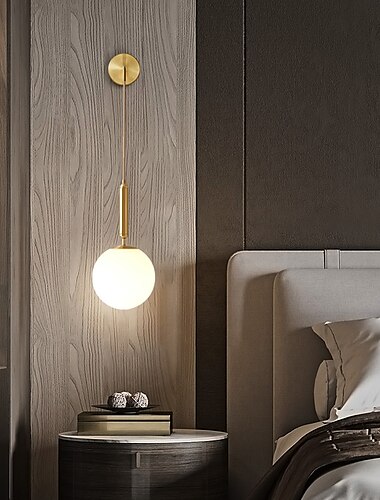  Lightinthebox, lámparas de pared led mate de estilo nórdico, apliques de pared, luces de pared led para sala de estar, comedor, luz de pared de hierro 110-240 v