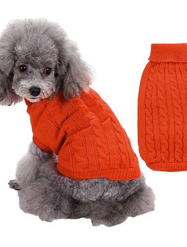  Hund Katze Pullover Jumper Alltagstauglich Lässig / Sportlich Winter Warm Atmungsaktiv Weich Mode Alltagstauglich Festival Hundebekleidung for Husky Alaskan Malamute Golden Retriever Border Collie