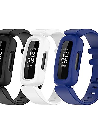  子供用fitbitace 3トラッカーと互換性のある時計バンド、fitbit ace 3のソフトシリコンリストバンドアクセサリストラップの交換（トラッカーなし）