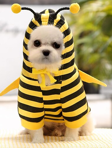  Cachorros Gatos Fantasias Casacos Camisola com Capuz Macacão Animal Estilo bonito Adorável Inverno Respirável Dia a Dia Casual / Diário  Roupas de cachorro para cachorro