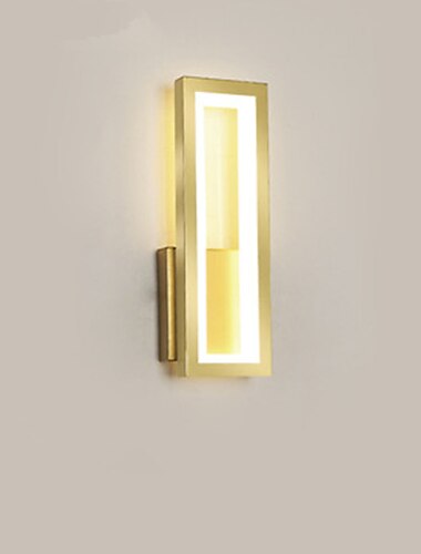  lightinthebox 1 lumină, 32 cm, lumini creative cu led aplici de perete cu design dreptunghiular, sufragerie modernă, birou, aluminiu, ip65 220-240v 16 w