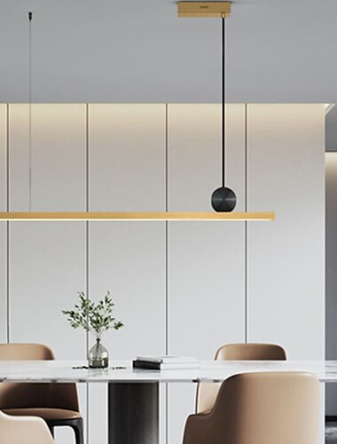  led hosszú bár étterem függő lámpa led északi iroda geometriai vonal egyszerű fény luxus hosszú bár egysoros világítás