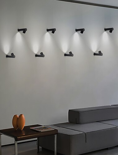  Lightinthebox mini estilo led moderno montaje empotrado luces de pared luces de pared led sala de estar comedor luz de pared de hierro ip20 220-240v 10 w