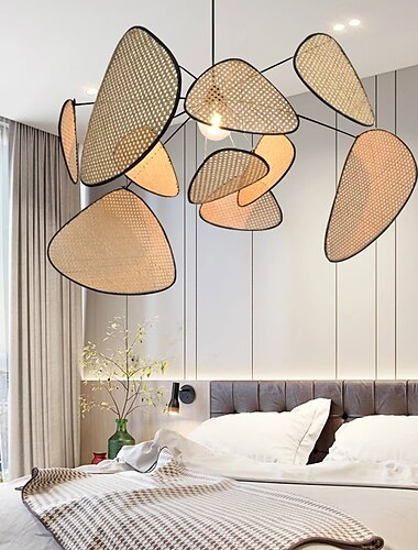  60/80/100 cm spoetnik design hanglamp led metalen vintage stijl spoetnik geschilderde afwerkingen vintage land 220-240v