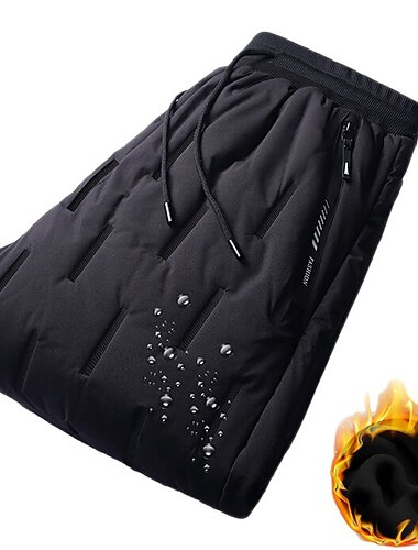  calças de caminhada masculinas calças forradas de lã calças de trabalho calças de inverno ao ar livre repelente de água térmica quente à prova de vento resistência ao desgaste fundos leves pesca escalada esqui snowboard