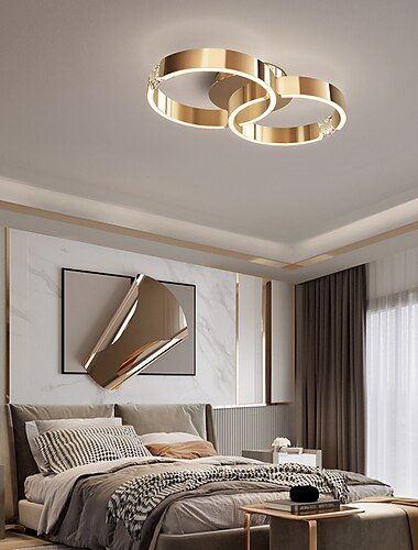  52 cm lanterne design indbygget loftslampe rustfrit stål galvaniseret malet finish førte 220-240v
