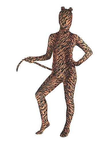  Zentai-Pakken Met Patroon Huidskostuum Volledig pak Dieren Monsters Anne Takamaki / Panther Carnavalskostuum Full Body Suit Voor heren Dames Sekse Luipaardprint Dierenhuid patroon Spandex Lycra