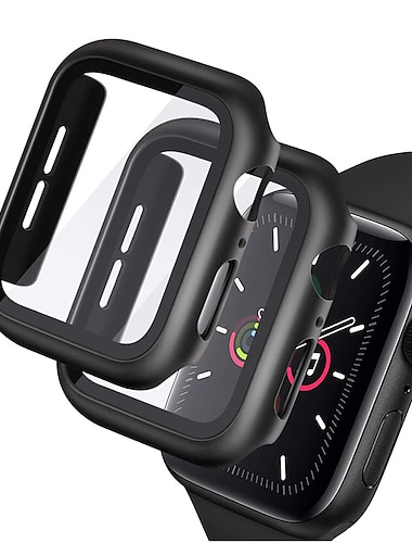  Hoesjes Compatibel met: Apple  iWatch Series SE / 6/5/4/3/2/1 PC Horloge Deksel