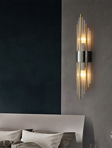  58cm kryty kinkiet led light luksusowy kryształ design postmodernistyczny styl skandynawski kinkiety salon sklepy/kawiarnie kryształowy kinkiet 220-240 v