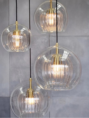  15/20/25 cm glob design hängande lampa metall metall modern stil glob galvaniserad modern nordisk stil 220-240v