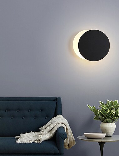  lightinthebox 1-light 25cm φως τοίχου led προστασία ματιών μοντέρνα απλότητα σκανδιναβικού στυλ ακρυλικά φωτιστικά τοίχου τραπεζαρίας γραφείου φωτιστικό τοίχου αλουμινίου 110-120v 220-240v