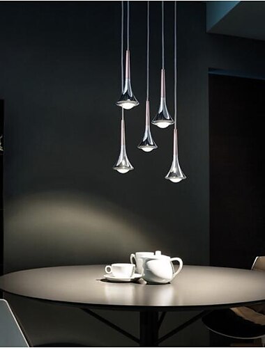  9 cm LED-Pendelleuchte Liniendesign Metall galvanisch lackiert moderne 220-240V