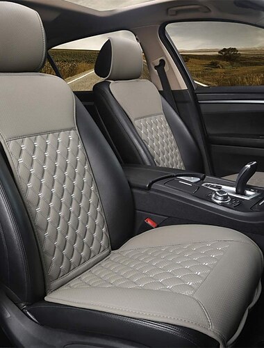  2 piezas Protector de asiento de coche para Asientos delanteros Suave Cómodo Fácil de Instalar para