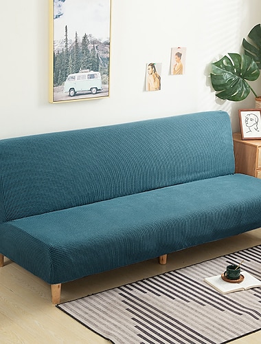  stretch futon bankhoes bordeauxrood hoes elastisch bank wit grijs effen armless bank meubelbeschermer stevig zacht duurzaam wasbaar