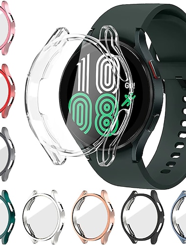  Horlogekast met schermbeschermer Compatibel met: Samsung Galaxy Watch 5 Pro 45mm / Watch 5 40/44mm / Watch 4 Classic 42/46mm / Watch 4 40/44mm Krasbestendig Rondom beschermend PC Horloge Deksel