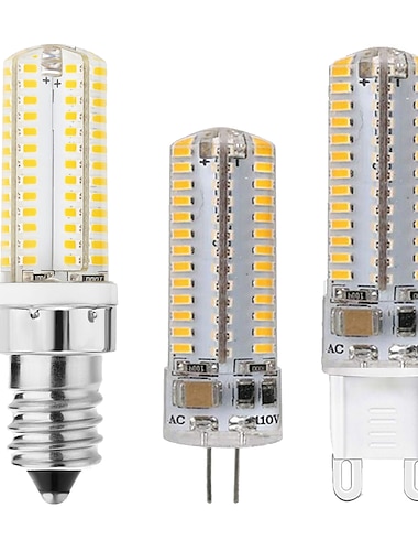  10 قطعة 5 واط E14 G4 G9 ثنائية دبوس LED لمبة إضاءة للمناظر الطبيعية 104 المصابيح SMD 3014500Lm 50 واط مكافئ الهالوجين للمنزل الإضاءة AC110V AC220V