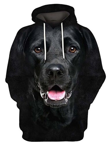  Hombre Perro Estampados Sudadera Sudaderas Sudadera Manga Larga Sudadera con capucha Con Capucha Ropa deportiva Impresión 3D Casual Diario Deportes 1 2 Estampado Bolsillo delantero Primavera & Otoño