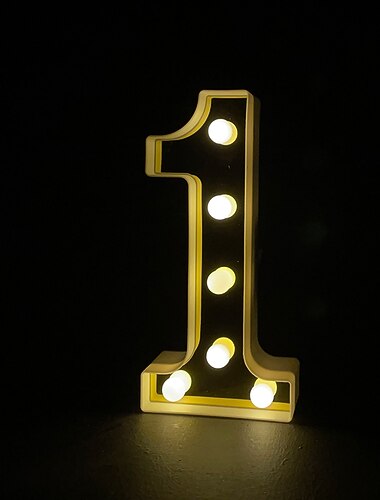  26 lettres alphabet lumière 3d veilleuse lettre boîte à lumière led veilleuse nouvel an aa piles alimentées