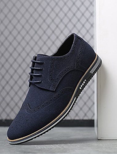  oranje brogue oxfords voor heren - leren schoenen met comfortabele sportzool voor dagelijks gebruik en casual outfits