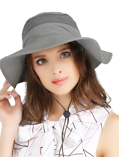  Sombrero Hombre Mujer Gorro para el Sol Gorro de pesca Empacable UPF50+ Protección UV para Malla Verano