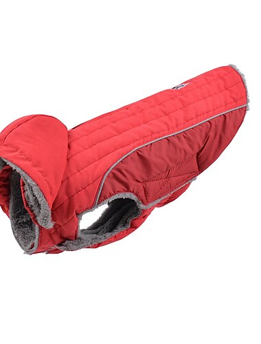  Reflektierende Hundejacke, wendbarer Hundemantel, warm gepolsterte Puffer-Hundeweste, Welpenjacke, Rosa, XL