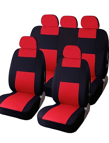  5 piezas Cobertor de Asiento Para Coche para Juego completo Impermeable Suave antideslizante para