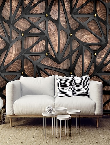  3D nástěnná malba na tapety geometrické odlupování a lepení samolepicí tapety vinylové tapety nástěnné dekorace samolepky na zeď samolepka na zeď domácí dekorace