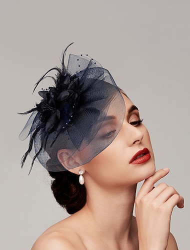  Elegante Derby Copricapo affascinante Gentildonna Costume Per donna Carnevale Feste Derby Ricevimento di matrimonio Adulti Fascinator Primavera & Estate