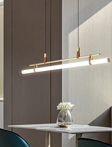  80 cm moderní závěsné LED svítidlo v severském stylu s kovovým lakováním jídelna 220-240v