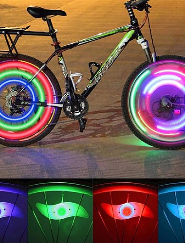  LED Cykellyktor säkerhetslampor hjul lampor Bergscykling Cykel Cykelsport Vattentät Flera lägen CR2032 batteri Cykling / IPX-4