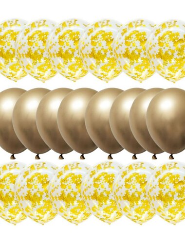  roségoldene Konfetti Latexballons, 12 Zoll Geburtstagsballons mit roségoldenem Papierkonfetti für Hochzeit, Verlobungsfeier, Abschlussfeier, Geburtstagsfeier Dekoration (30 Stück)