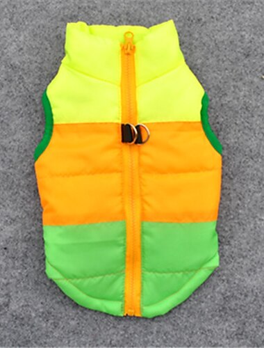  Cappotto Giacca Gilet Vestiti per Cucciolo Sport Festa Casual Quotidiano Inverno All'aperto Abbigliamento per Cani