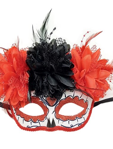  mexikói Maszk Cukor koponya Felnőttek Férfi Női Szerepjáték Éljen Mexikó Mexikó függetlenségének napja Halottak napja Mardi Gras Könnyű farsangi jelmez