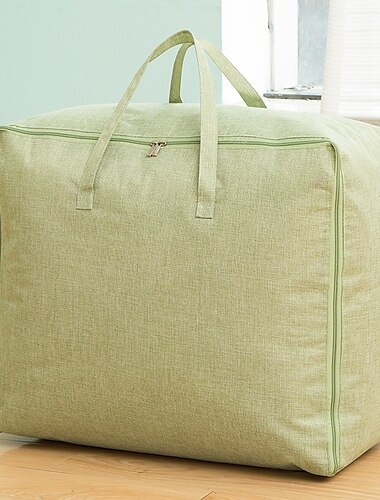  wasserdichte Baumwoll-Leinen-Presse-Aufbewahrungstasche Finishing-Tasche Kleidung Steppdecke Stepptasche Stall zu Fuß übergroße Umzugstasche