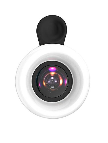  Telefonkamera-Objektiv Makro-Objektiv 15X Objektiv mit LED-Licht lieblich für Samsung Galaxy iPhone
