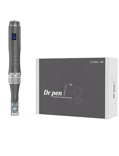  dr pen m8 professional wireless dermapen electric stamp design microneedling facial roller pentru îngrijirea pielii feței