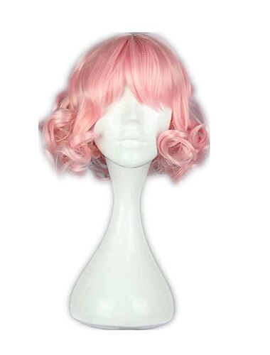  Kadiya Cosplay Paróka Rövid Göndör Színes Lolita Cipzár Cosplay Party Haj Halloween Parókák