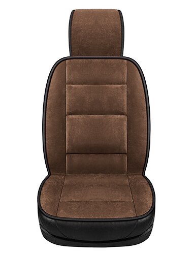  1 PCS Car Seat Covers Luxury Car Protectors Universal Anti-Slip Driver Seat Cover  Plush with Backrest Strip-type Easy Install Universal Fit Interior Accessories for Auto Truck Van SUV