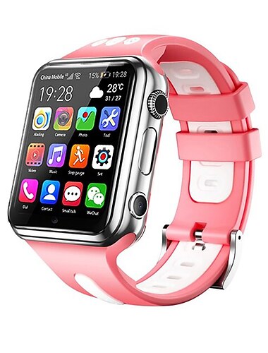  W5 Slimme horloge 1.54 inch(es) Smart horloge 4G Gespreksherinnering Activiteitentracker Gemeenschap delen Camera Compatibel met: Android iOS IP 67 kinderen Dames Heren Handsfree bellen Video Camera